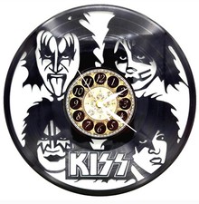 KISS | Vinyl Record Clock | Rock & Roll Music...