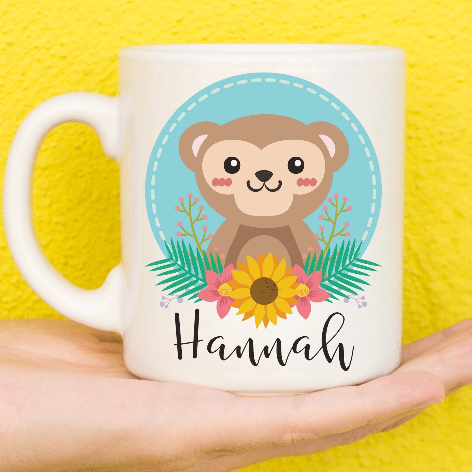 Monkey Gifts Gifts For Monkey Lovers Personalised Mugs Custom Mug Personalised