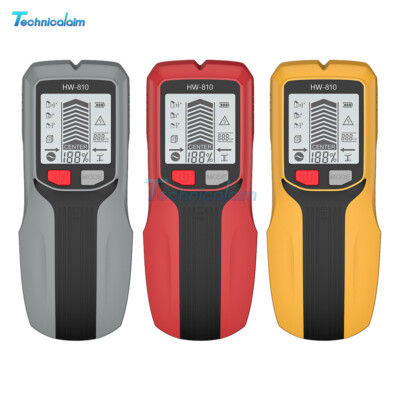 HW-810 6-in-1 Wall Scanner Stud Nail Finder Detector LCD Handheld Wall Detector