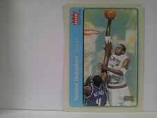 2004-05 Fleer Tradition Blue 76ers Basketball Card #109 Samuel Dalembert