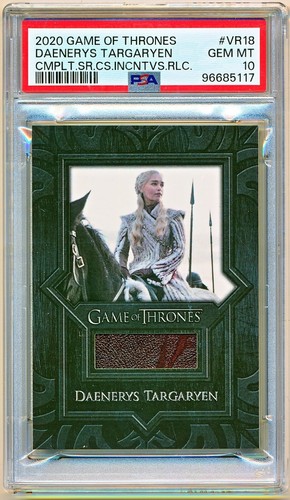 Game of Thrones Complete Daenerys Targaryen Costume Relic Incentive #VR18 PSA 10