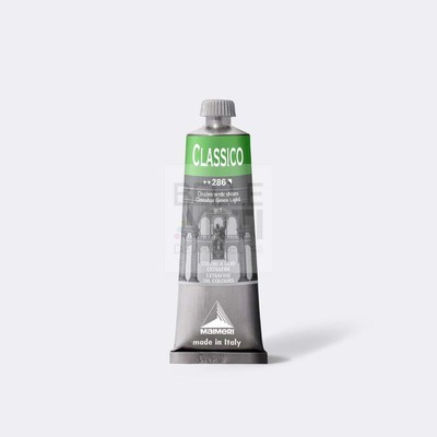 COLORE AD OLIO SERIE CLASSICO DA 60 ml. 286 CINABRO VERDE CHIARO