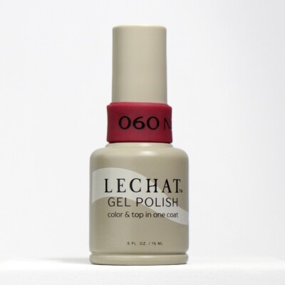 LeChat Color & Top in One Coat Gel Polish LG060 Need Wine 0.5 oz