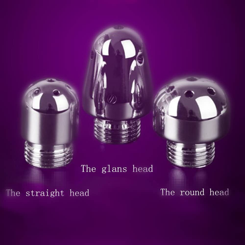 Bathroom Handheld 3 Heads Aluminum Enema Shower Colonic Douche - Picture 3 of 12