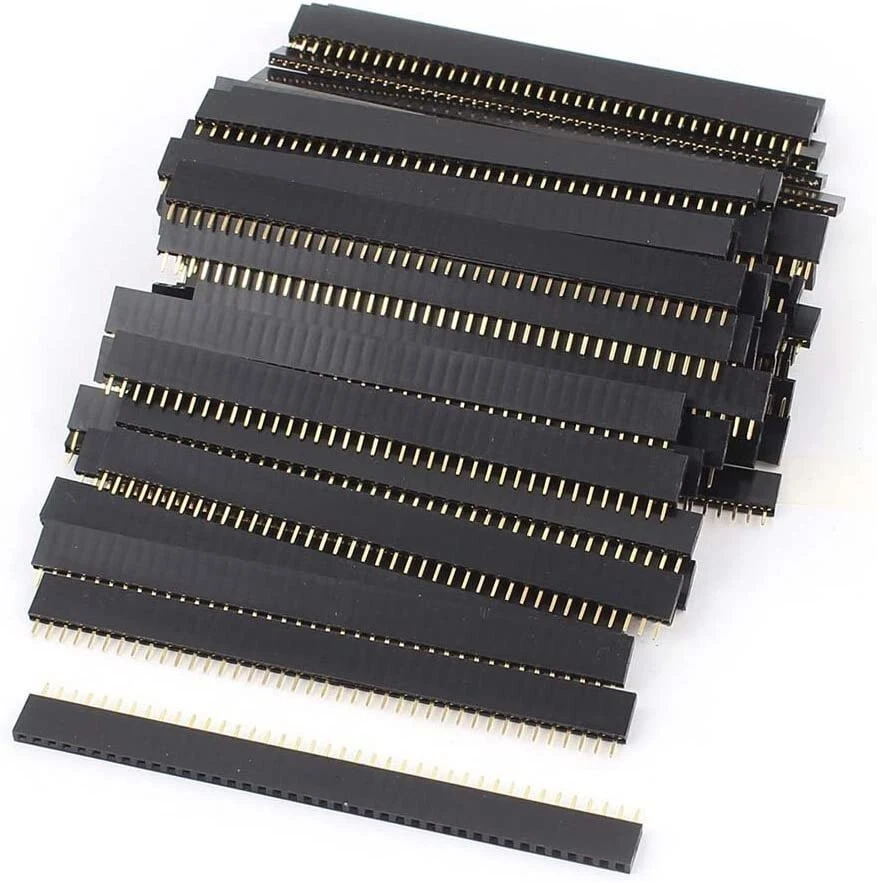 10PCS 40Pin Female 2.54mm Single Row Straight Pin Header Strip - PCB, Arduino - Image 4 of 4