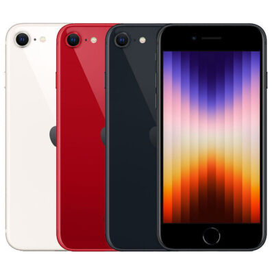 New Apple iPhone SE 2022 3.Gen 64GB/128GB/256GB 5G Factory Unlocked Smartphones