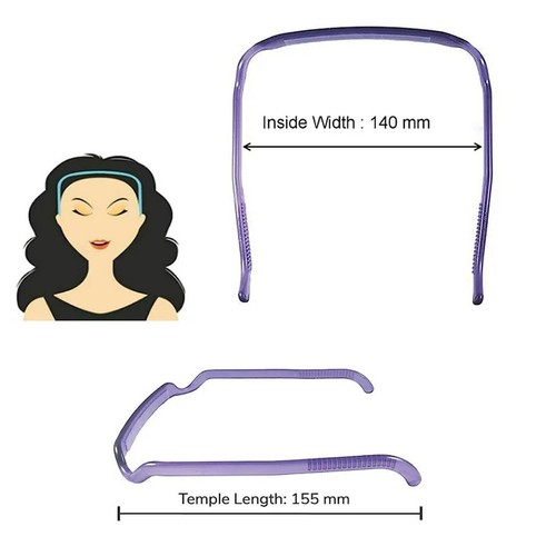 Invisible Hair Hoop Hairstyle Fixing Tool Hair Headband Hair Band for Women Girl - Picture 8 of 19