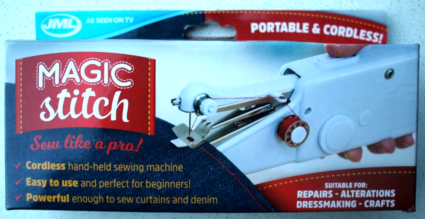 JML MAGIC STITCH PORTABLE AND CORDLESS MINI SEWING MACHINE