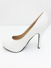 Womens Stiletto High Heel Platform Court Shoes Pumps Patent Ladies 3-8