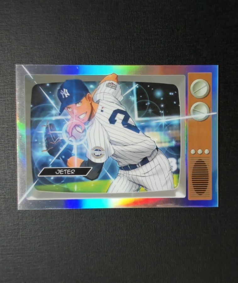 2025 Bowman Derek Jeter Anime SP Case Hit #BA-15 Chrome New York Yankees