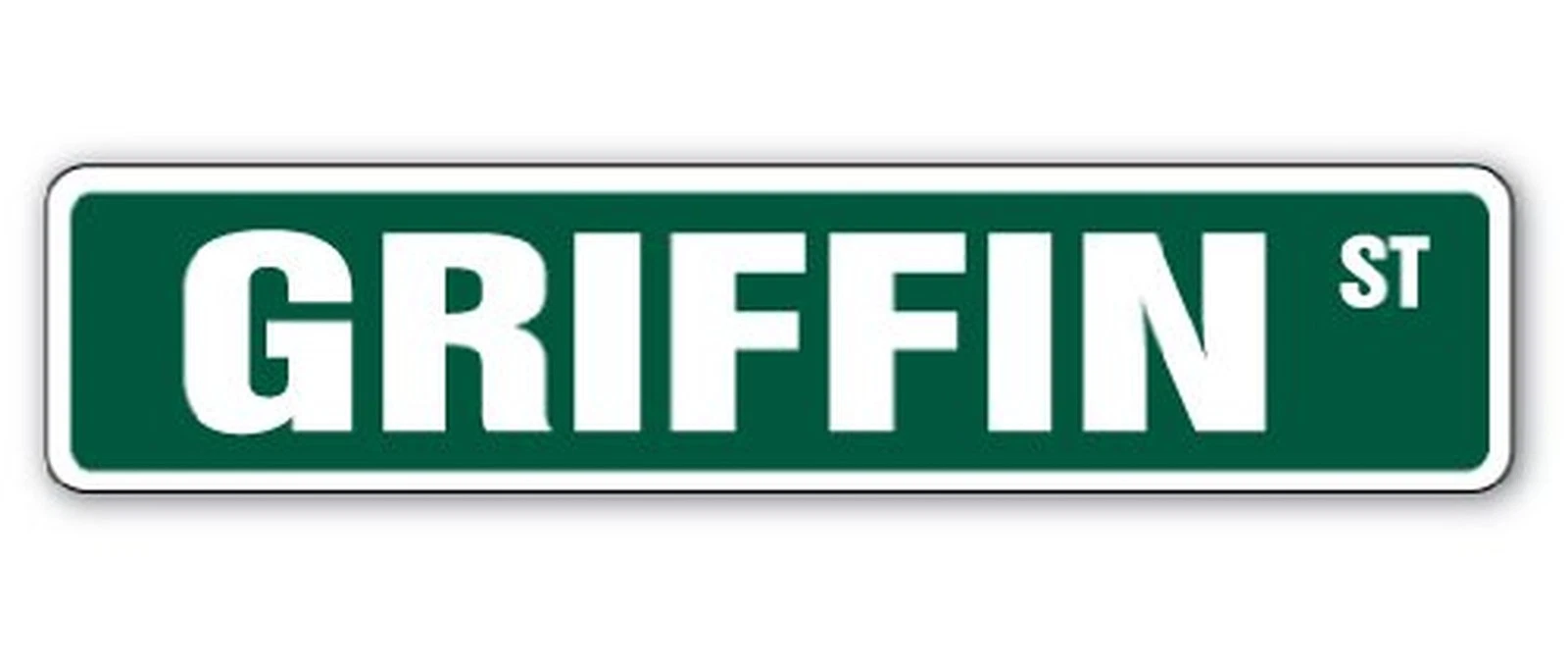 Griffin Street Sign Childrens Name Room Sign | Indoor/Outdoor | 30" Wide