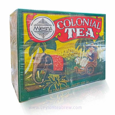 Mlesna Colonial Superior Blend Schwarz Teebeutel Reichhaltiges Aroma Antioxid...