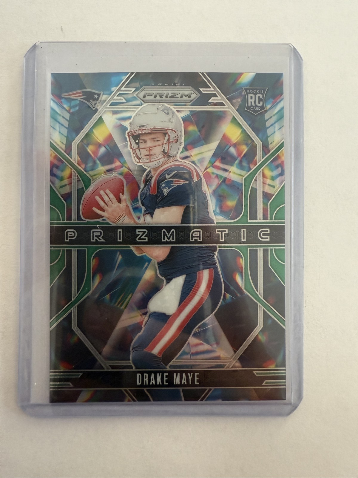 2024 Panini Prizm Prizmatic#2 Drake Maye Green Ice
