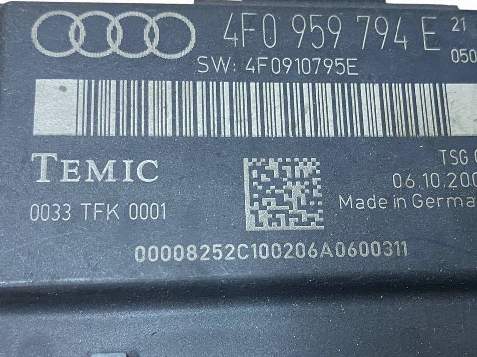 Audi A6 Allroad C6 2008 Arrière droit Unité de commande module de porte ...