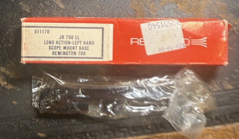 Redfield #511170 JR 700 LL Scope Mount Base Long Action Remington 700 Lh