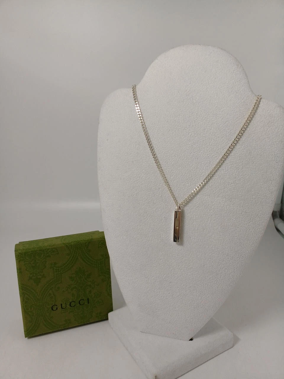 Collana Gucci G Bar Argento