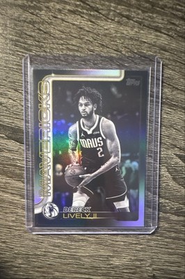 2025-26 Topps - Dereck Lively #172 Blackout