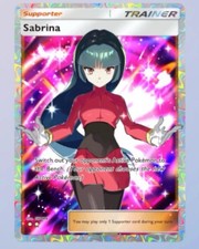 Pokemon TCG Pocket Sabrina Full Art / Morgane Full Art ( English )