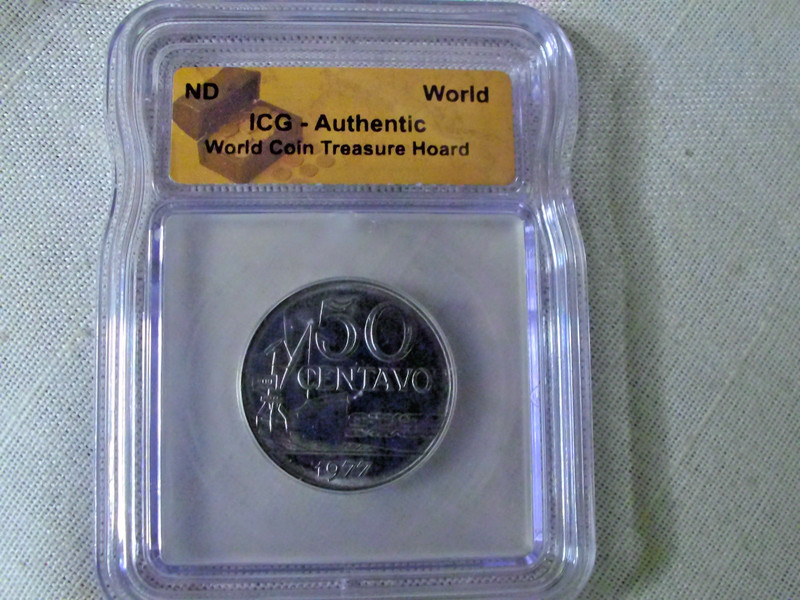 1977 ICG BRAZIL 50 CENTAVOS COIN