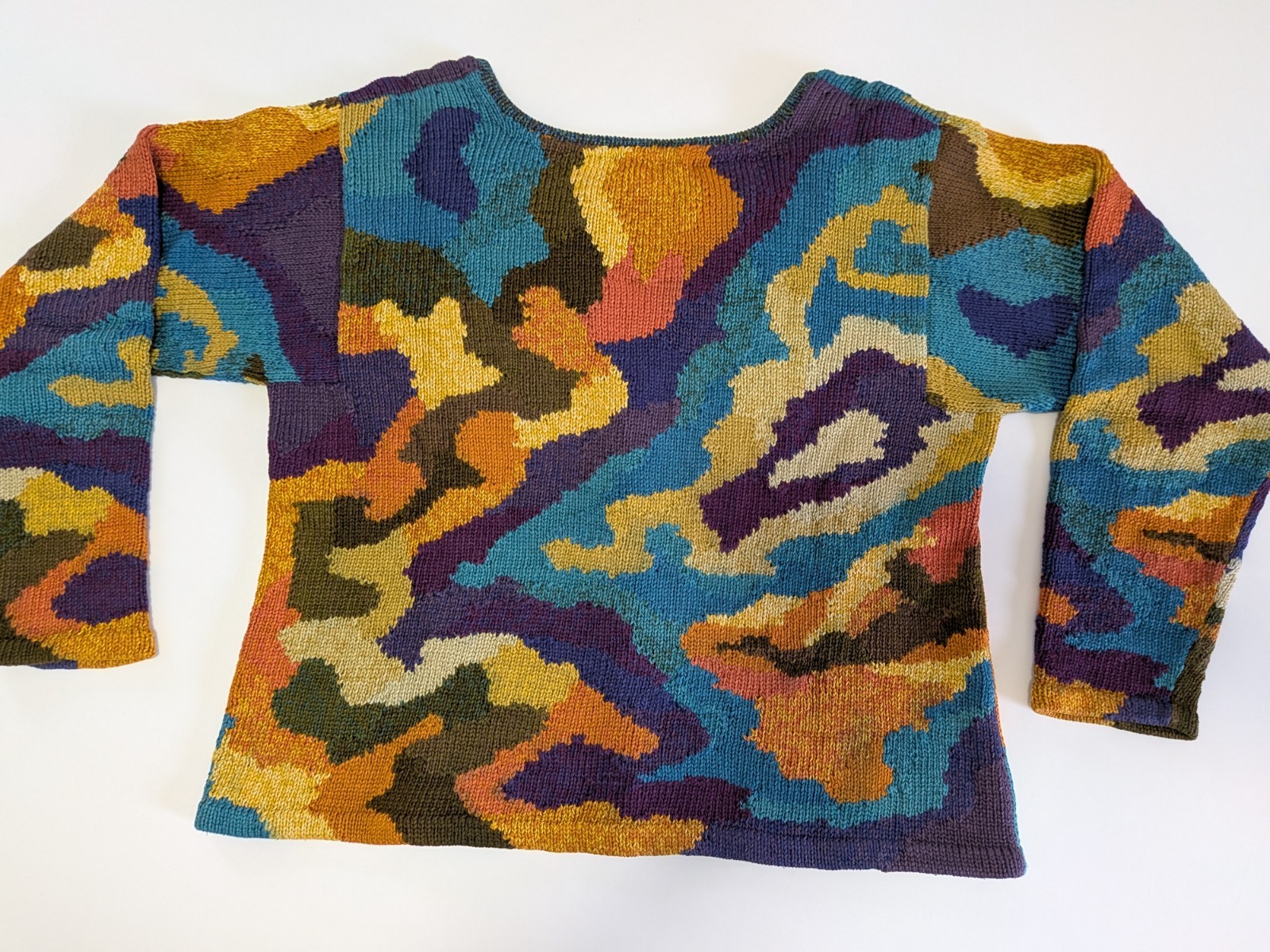 Gorgeous Multi-colored Peruvian Connection Cardig… - image 2