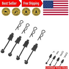 Effortless Clip Management with 1/8 Scale Body Retainer Set – Black, 4 Pieces