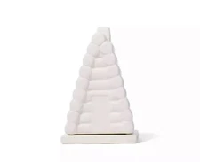 Target Bullseye's Playground Cream Log Cabin Incense Burner Pearl Accents (NEW)