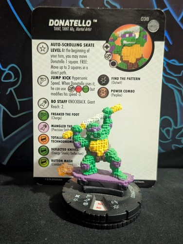 Heroclix TMNT Unplugged 038 Donatello Chase