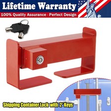 Heavy Duty Steel Cargo Door Lock Shipping Container Lock Cargo Door Lock 2 Keys