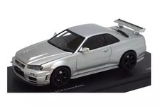 Kyosho 1/43 NISMO Skyline R34 GT-R Z-Tune Proto Silver Diecast Model