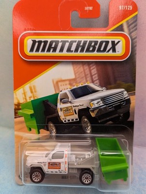 2025 Matchbox MBX GARBAGE SCOUT #97 white truck;removable dumpster;West Coast