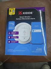 Kidde RGCUAR-RW Smart Smoke + Carbon Monoxide Alarm w/ Ring Alerts (RGCUUAR-RW)