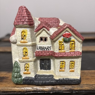 Cobblestone Corners -  Library  Christmas Village House - Set Of 1