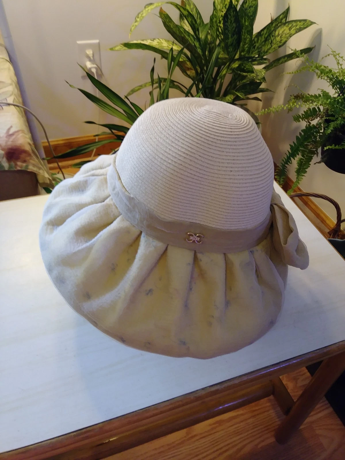 Women's beautiful elegant sun shade UV sun protection bow tie lady sun hat