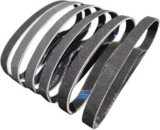 24 PCS 1 X 30 Inch Silicon Carbide Sanding Belts Assortment- 80, 120, 240, 400,