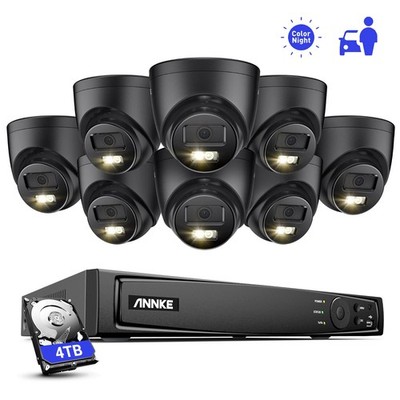 ANNKE 3K IP Überwachungskamera POE 8CH 12MP NVR AI AußenKamera Farbnachtsicht