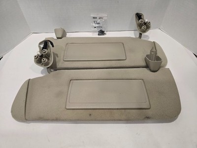 2000 - 2006 Yukon Tahoe Avalanche Suburban Silverado Sun Visor Set Pair Tan A348