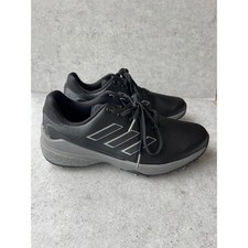 New Adidas ZG23 Golf Shoes Mens 7.5 Core Black Grey Spiked Waterproof H03672