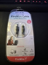 Belkin 6 Foot 1.8 Meter 6-Pin to 4-Pin Fire Wire Cable- NEW