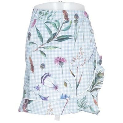 By Malina Collection, Wickelrock, Größe: S, Blau/Weiß/Mehrfarbig, Blumen #U58