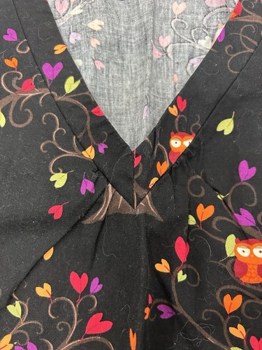 2er Set L Scrubs Tops SCHWARZ BUNT Herbst & Glaube Heilung Liebe - Bild 9 von 17
