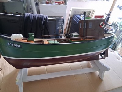 RC Boot Schiff RTR Catherine Fischerboot Kutter 1/18 Neu
