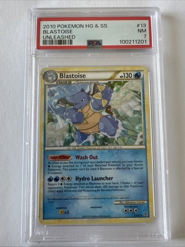 Blastoise graded PSA 7 for sale on eBay
