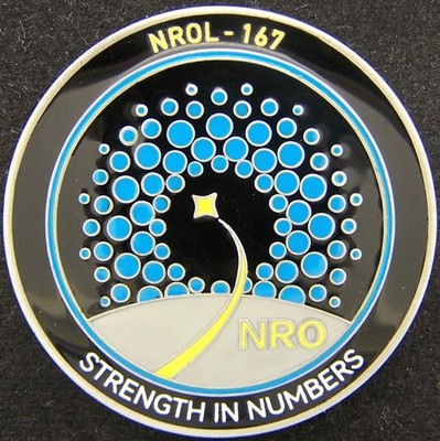 NROL-167 Strength in Numbers Proliferated Architecture NRO Challenge Coin