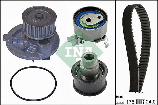 NEU - Schaeffler INA 530007930 Wasserpumpe + Zahnriemensatz FüR Opel-image