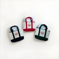 Trader Joe's Canvas Micro Tote w/ Grocery Bag 2025 3Piece Set NWT Free Shipping