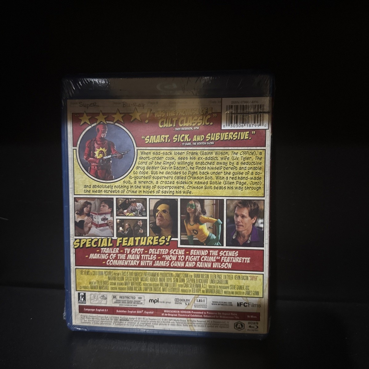 Super Special Edition Blu-ray Bonus DVD Set James Gunn Rainn