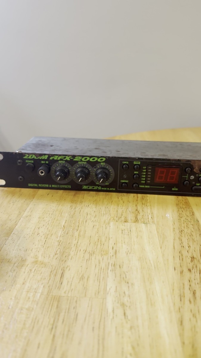Zoom RFX-2000 Digital Reverb Multi-Effects Processor Rack Mounted