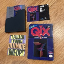 Qix (Nintendo Entertainment System, NES, 1991) - CIB see Disc