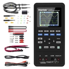 Hantek 2C42 Handheld Oscilloscope Multimeter 2 in 1 Multifunction Tester 2CH+...
