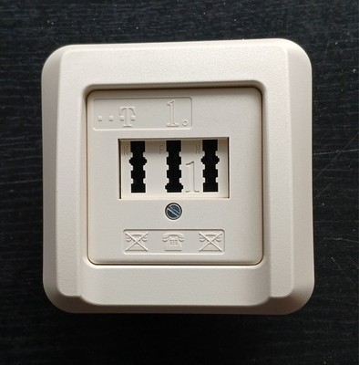 Deutsche Telekom 1. TAE Dose UP Telefondose mit PPA / LSA  Monolpoldose NEU